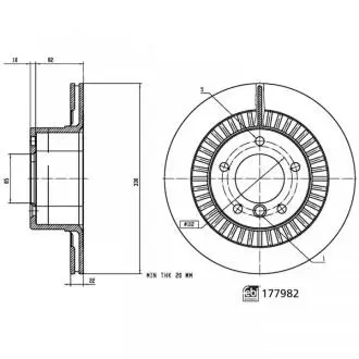 Автозапчасть FEBI BILSTEIN 177982