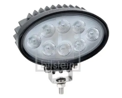 Робоча лампа (LED, 9В, 10-30В, 24Вт, 2600лм, кількість LED діодів: 8x3Вт, висота: 123мм, ширина: 143мм, глибина: 63мм, овал, із німецьким конектором) FEBI BILSTEIN 179087