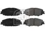 Комплект гальмівних колодок передн, TOYOTA COROLLA, PRIUS PHV, YARIS, YARIS CROSS 1.2-1.8H 01.16- FEBI BILSTEIN 180140 (фото 1)
