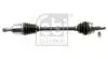 Привідний вал Лів OPEL ADAM, CORSA D, CORSA D/HATCHBACK, CORSA E, CORSA E/HATCHBACK 1.0-1.4LPG 07.06- FEBI BILSTEIN 181090 (фото 1)