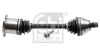 Полуось (передняя) Audi A3/Seat Leon/Skoda Octavia/SuperB/VW Caddy/Golf/Passat/Touran 03- (L) FEBI BILSTEIN 181245 (фото 1)