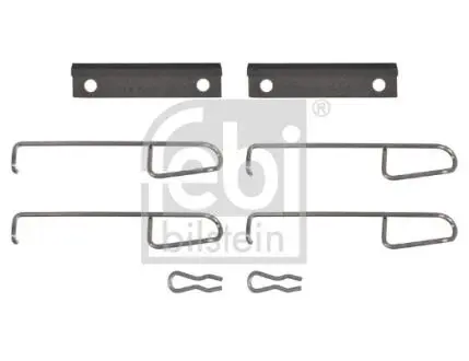 Монтажний набір гальмівних колодок задн CITROEN SAXO, XSARA, ZX, PEUGEOT 106 II, 205 I, 205 II, 206, 306, 309 I, 309 II, RENAULT 11, 19 I, 19 I CHAMADE, 19 II, 19 II CHAMADE 1.0-2.0D 10.86- FEBI BILSTEIN 181918