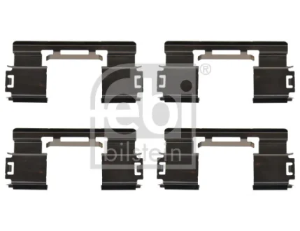 Монтажний набір гальмівних колодок передн CHEVROLET AVEO, CRUZE, ORLANDO, TRAX, OPEL AMPERA, ASTRA J, ASTRA J GTC, ASTRA J/HATCHBACK, MOKKA / MOKKA X, ZAFIRA C 1.2-2.0D 05.09- FEBI BILSTEIN 181938