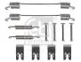 Монтажний набір гальмівної колодки CITROEN NEMO, NEMO/MINIVAN, FIAT DOBLO, DOBLO CARGO, FIORINO/MINIVAN, IDEA, QUBO, FORD FOCUS II, TOURNEO CONNECT, TRANSIT CONNECT 1.3D-2.0LPG 06.02- FEBI BILSTEIN 182034 (фото 1)