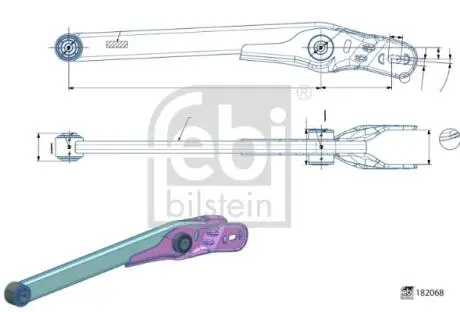 Автозапчасть FEBI BILSTEIN 182068