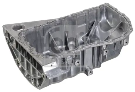 Масляний піддон (алюміній) NISSAN INTERSTAR, PRIMASTAR, PRIMERA, OPEL MOVANO A, VIVARO A, RENAULT AVANTIME, ESPACE IV, GRAND SCENIC II, LAGUNA I, LAGUNA II, MASTER II F4R712-F9Q826 09.99- FEBI BILSTEIN 182400