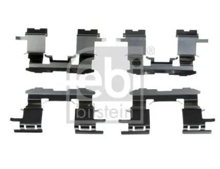 Планка супорта (переднього) прижимна (к-кт) Toyota Prius/Yaris/IQ 99- FEBI BILSTEIN 182755