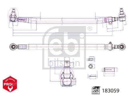 Автозапчасть FEBI BILSTEIN 183059