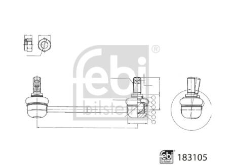Автозапчасть FEBI BILSTEIN 183105