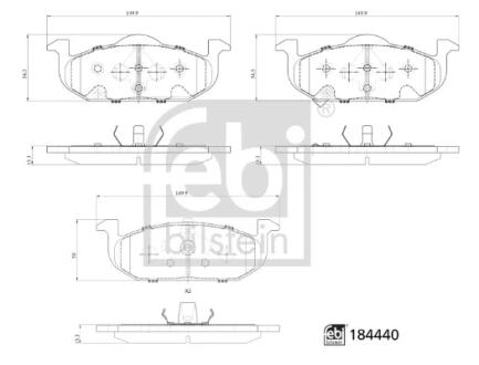 Автозапчасть FEBI BILSTEIN 184440