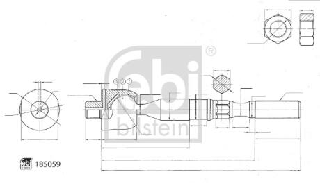 Автозапчасть FEBI BILSTEIN 185059