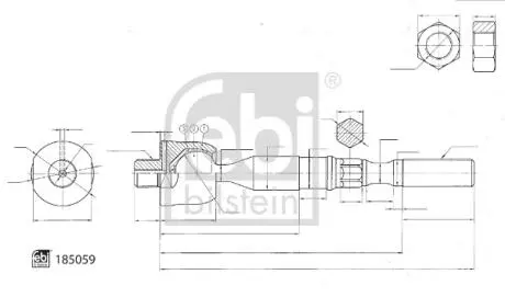 Автозапчасть FEBI BILSTEIN 185059