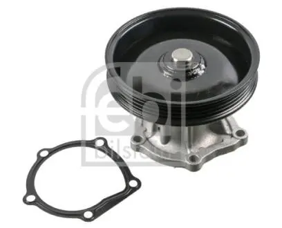 Насос охолоджуючої рідини, з ущільненням CHEVROLET AVEO / KALOS, SPARK 1.0-1.4 06.06- FEBI BILSTEIN 186016