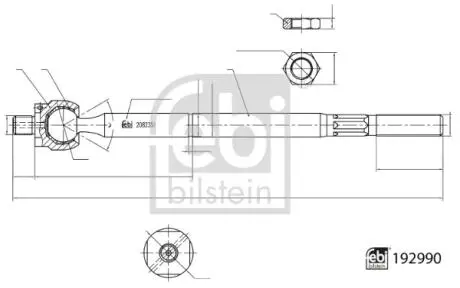 Автозапчасть FEBI BILSTEIN 192990