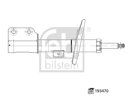 FEBI CITROEN амортизатор передн. газ. JUMPY 16-, OPEL, PEUGEOT FEBI BILSTEIN 193470