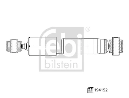 FEBI CITROEN амортизатор газ. задн.Berlingo,Peugeot Partner 08- FEBI BILSTEIN 194152