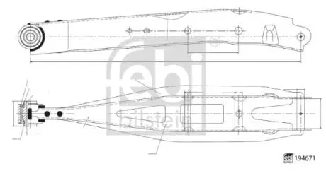 Автозапчасть FEBI BILSTEIN 194671