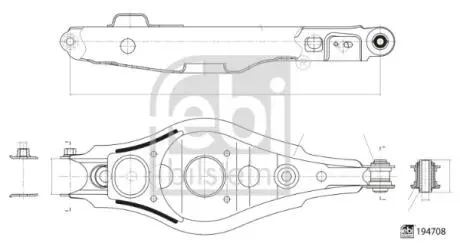 Автозапчасть FEBI BILSTEIN 194708