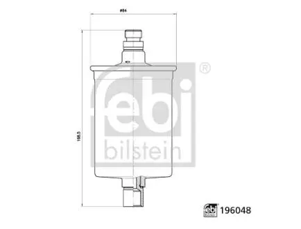 Фільтр палива FEBI BILSTEIN 196048