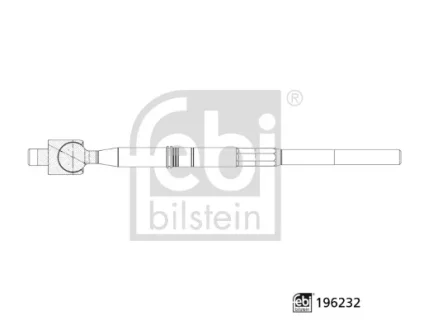 Фото автозапчасть FEBI BILSTEIN 196232 Автозапчасть FEBI BILSTEIN 196232