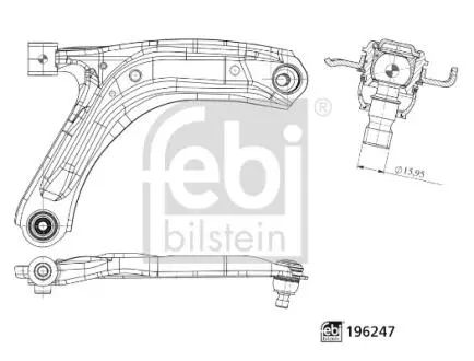 Автозапчасть FEBI BILSTEIN 196247