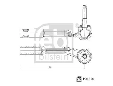 Рульовий наконечник FEBI BILSTEIN 196250