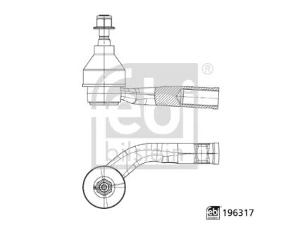 Накінечник тяги FEBI BILSTEIN 196317