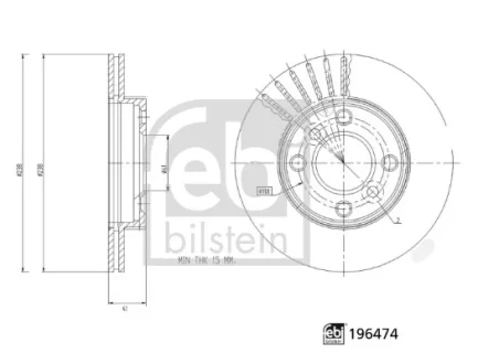 Автозапчасть FEBI BILSTEIN 196474