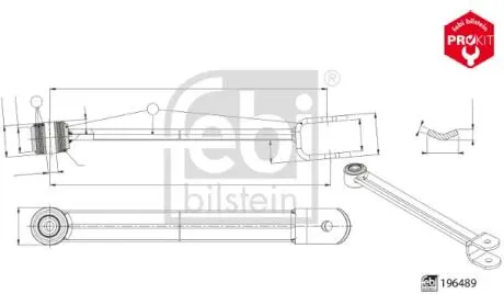 Тяга стабілізатора FEBI BILSTEIN 196489