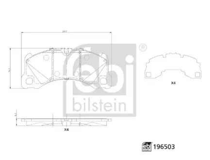 Автозапчасть FEBI BILSTEIN 196503