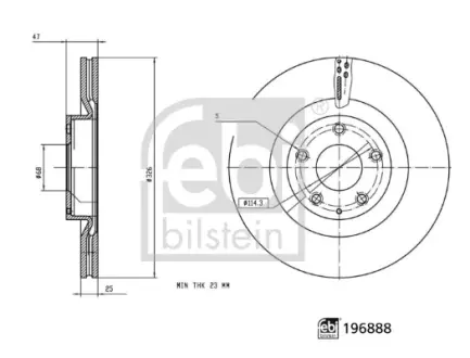 Автозапчасть FEBI BILSTEIN 196888