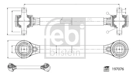 Автозапчасть FEBI BILSTEIN 197076