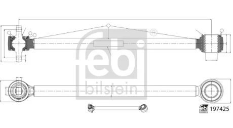 Автозапчасть FEBI BILSTEIN 197425