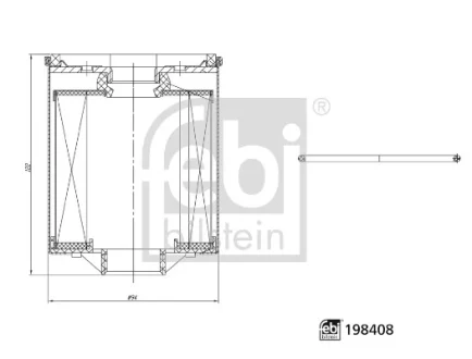 Автозапчасть FEBI BILSTEIN 198408
