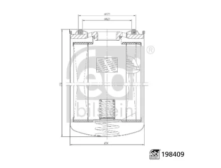 Автозапчасть FEBI BILSTEIN 198409