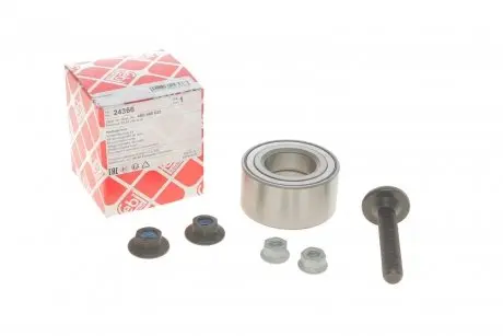 Подшипник ступицы (передней) Audi 80/90 88-96 (39x75x37) (к-кт с болтами)) FEBI BILSTEIN 24366