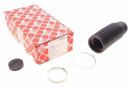 Пыльник рулевой рейки BMW 3 (E46) 98-05 (15x186x55) (с хомутами)) FEBI BILSTEIN 27086