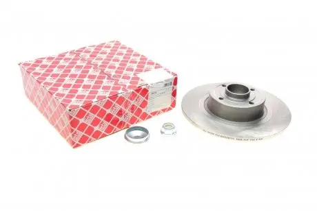 Диск тормозной (задний) Renault Scenic II/Megane II 03-10 (270х10) (+ABS) (с подшипником)) FEBI BILSTEIN 28155