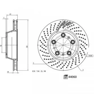 Автозапчасть FEBI BILSTEIN 44060