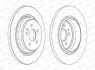 Диск тормозной FERODO DDF1099C (фото 1)