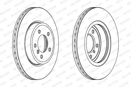 Диск тормозной FERODO DDF1174C1