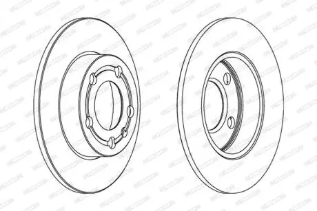 Автозапчасть FERODO DDF1233C