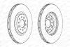 Диск тормозной FERODO DDF1453C (фото 1)