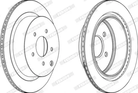 Диск тормозной FERODO DDF1506