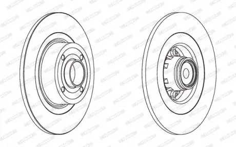 Диск тормозной FERODO DDF15701