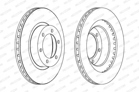 Тормозной диск FERODO DDF1594C