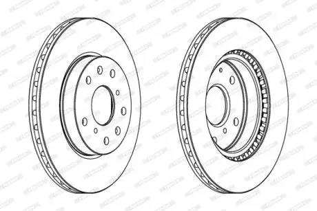 Диск тормозной FERODO DDF1620C