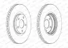 Диск тормозной FERODO DDF1724C (фото 1)