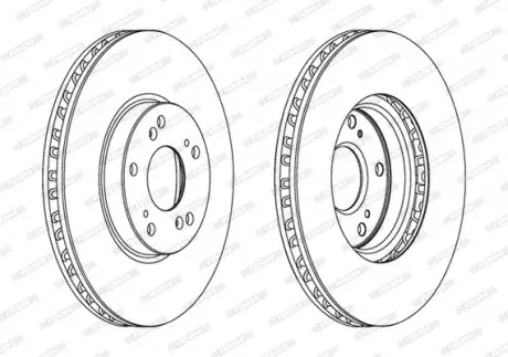 Диск тормозной FERODO DDF1775C