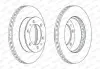 Диск тормозной FERODO DDF1783C (фото 2)